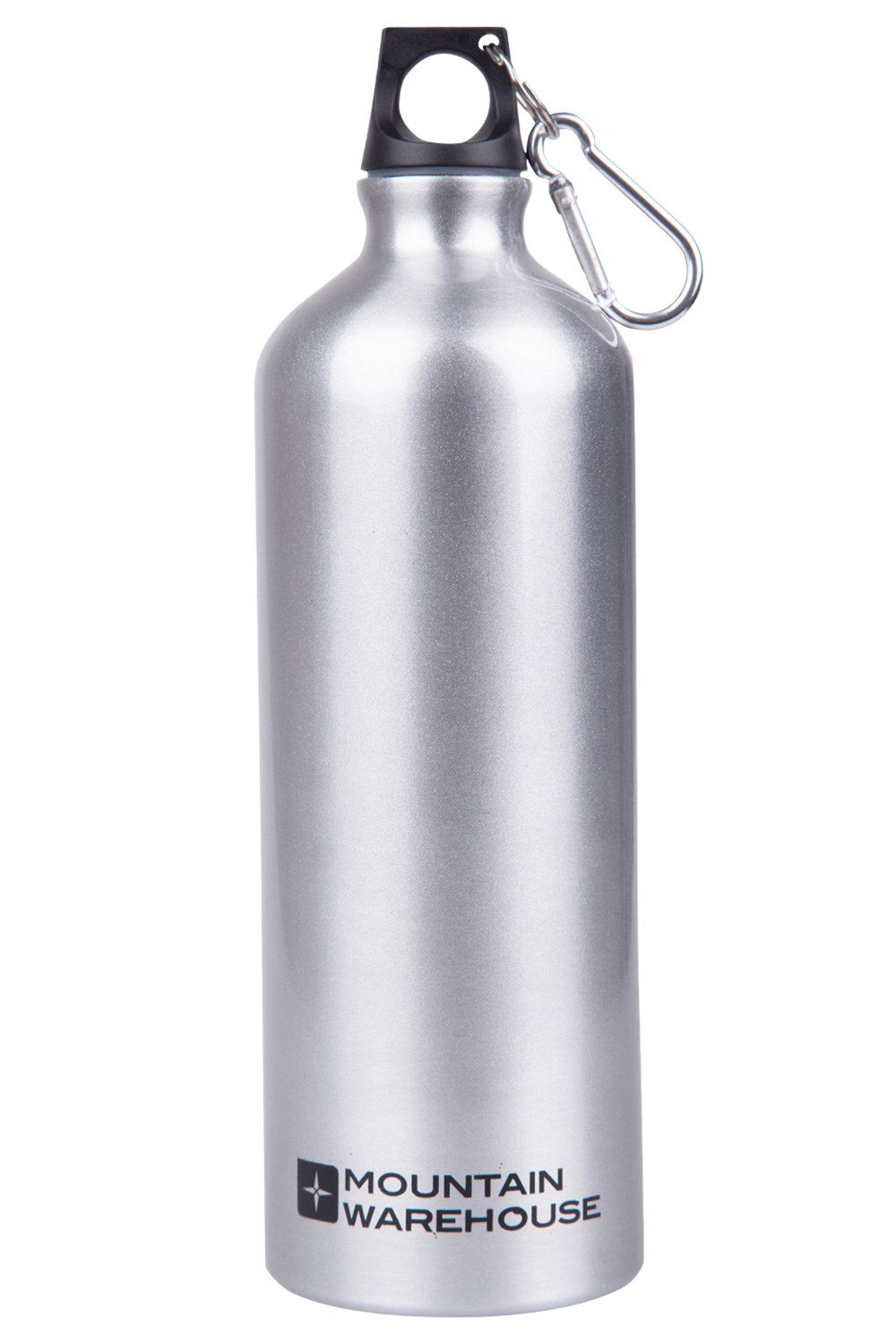 Mountain Warehouse 1L Metallic Water Bottle With Karabiner