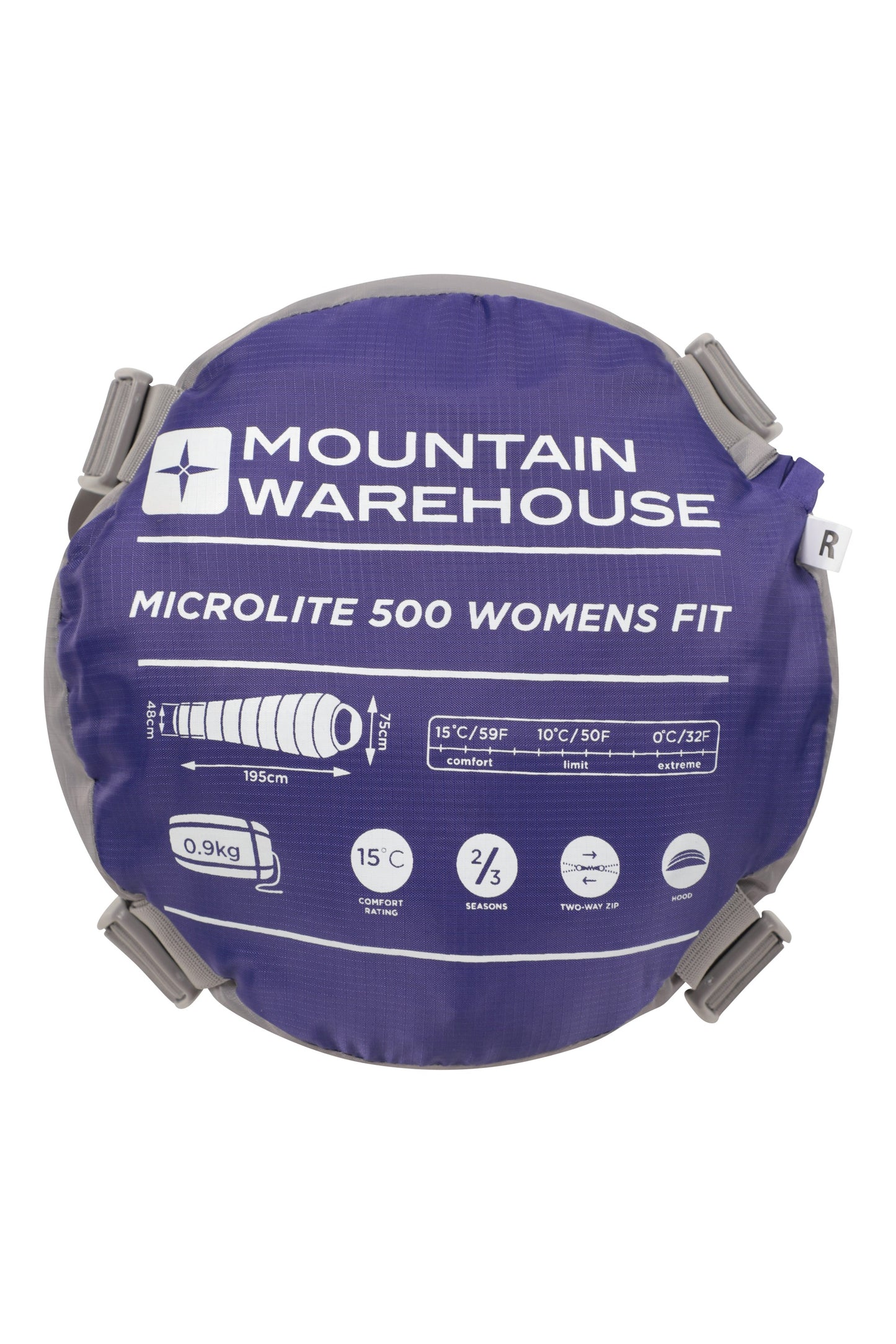 Mountain Warehouse Microlite 500 Womens Fit Sleeping Bag