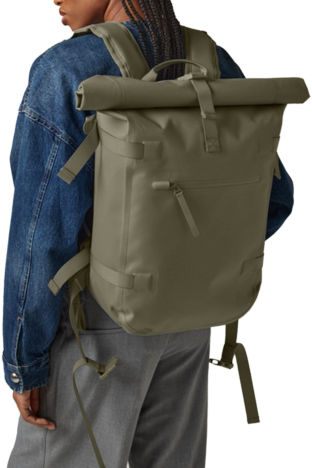 M11C59 Tailored Luxe Unisex 18 Ltr Roll Top Backpack