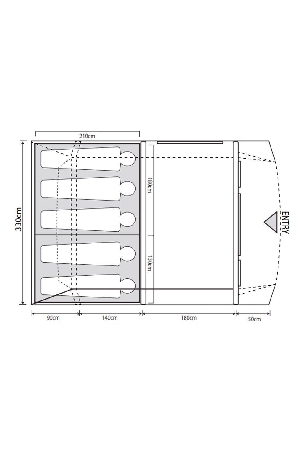 Camp Star 500 (2022) Tent Bundle