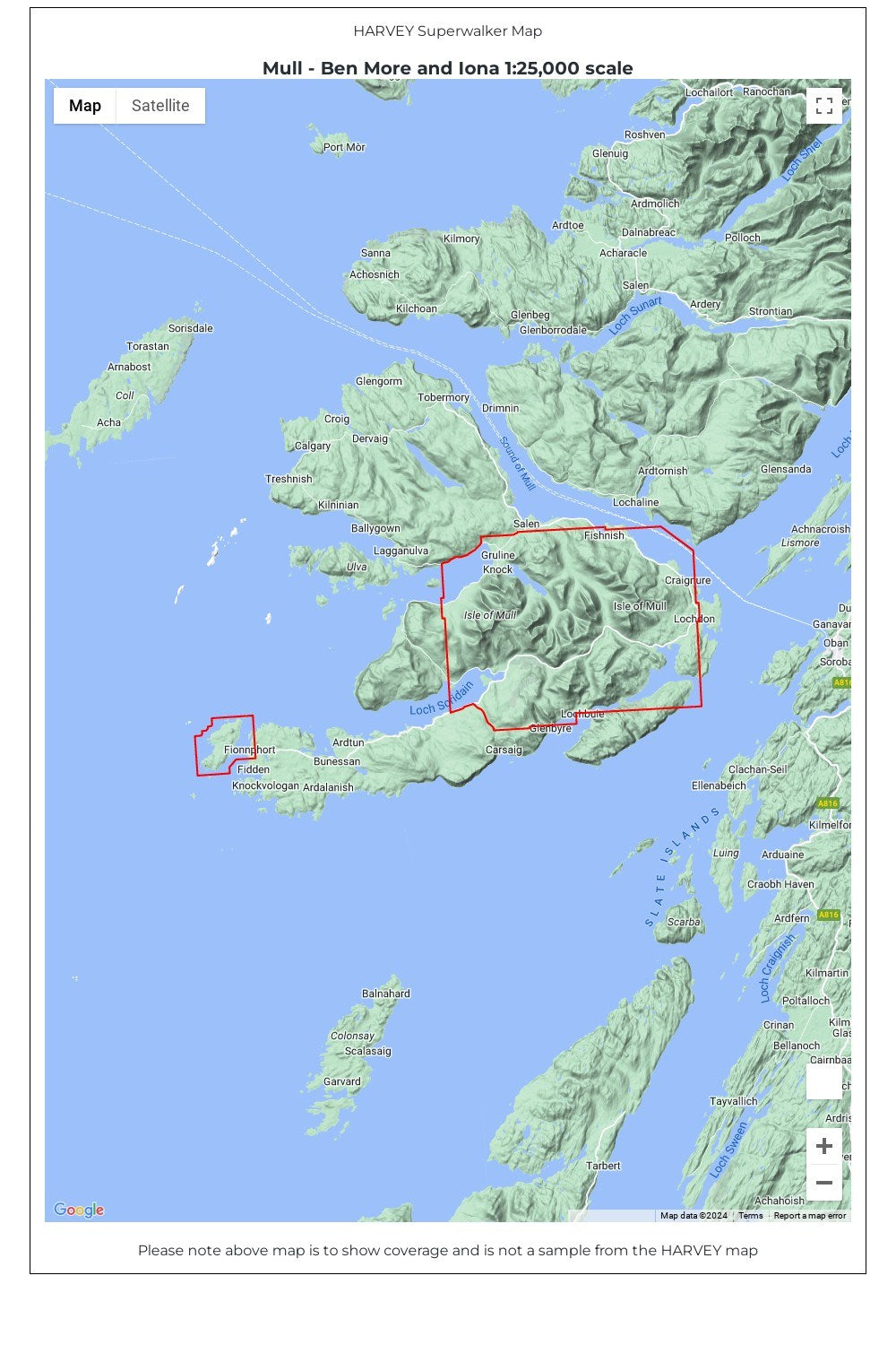 M3237C Mull, Iona And Ulva Superwalker Map
