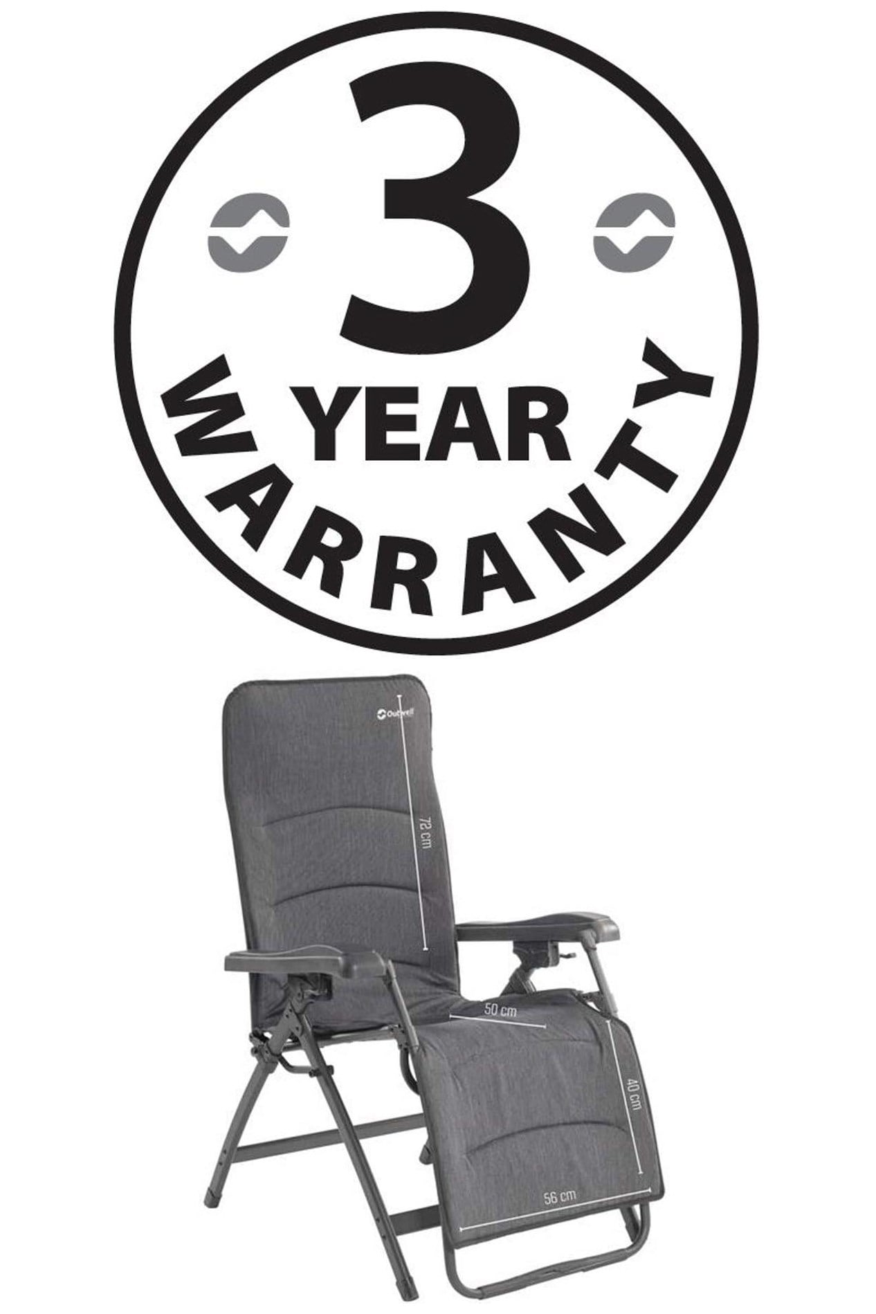 Outwell M4DE0A Gresham Reclining Camping Chair