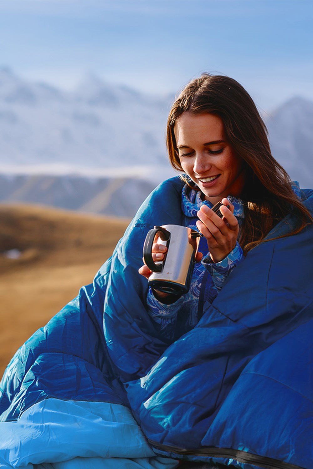 M4F66A Waterproof Sleeping Bag 3-4 Seasons