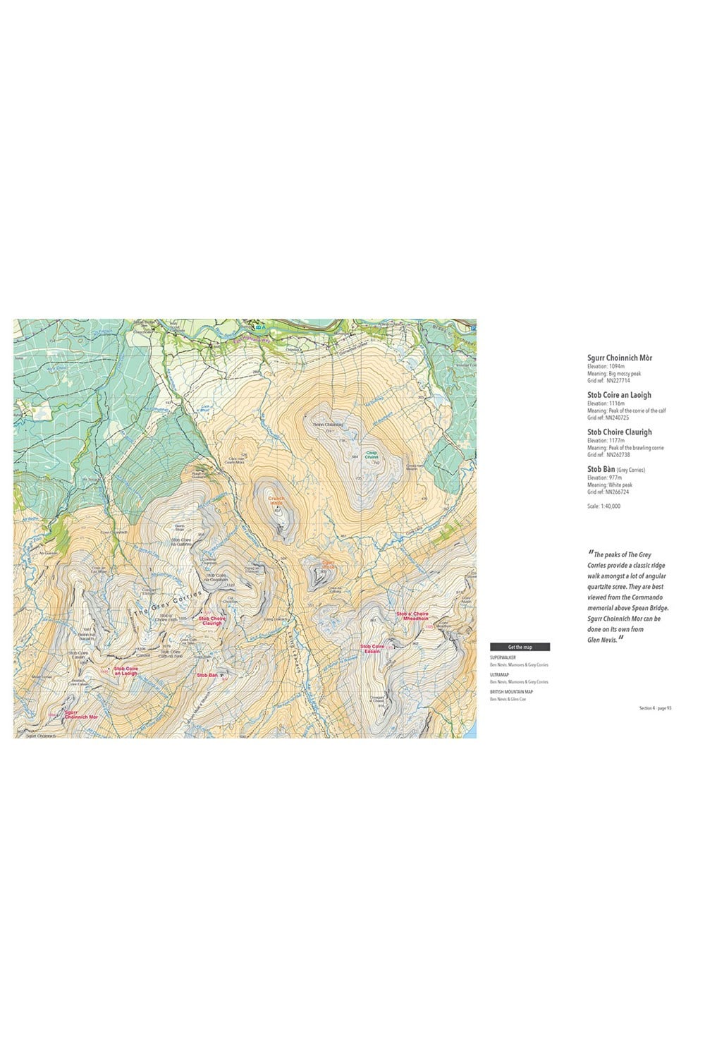 M6B08B The Munros: The Complete Collection Of Maps