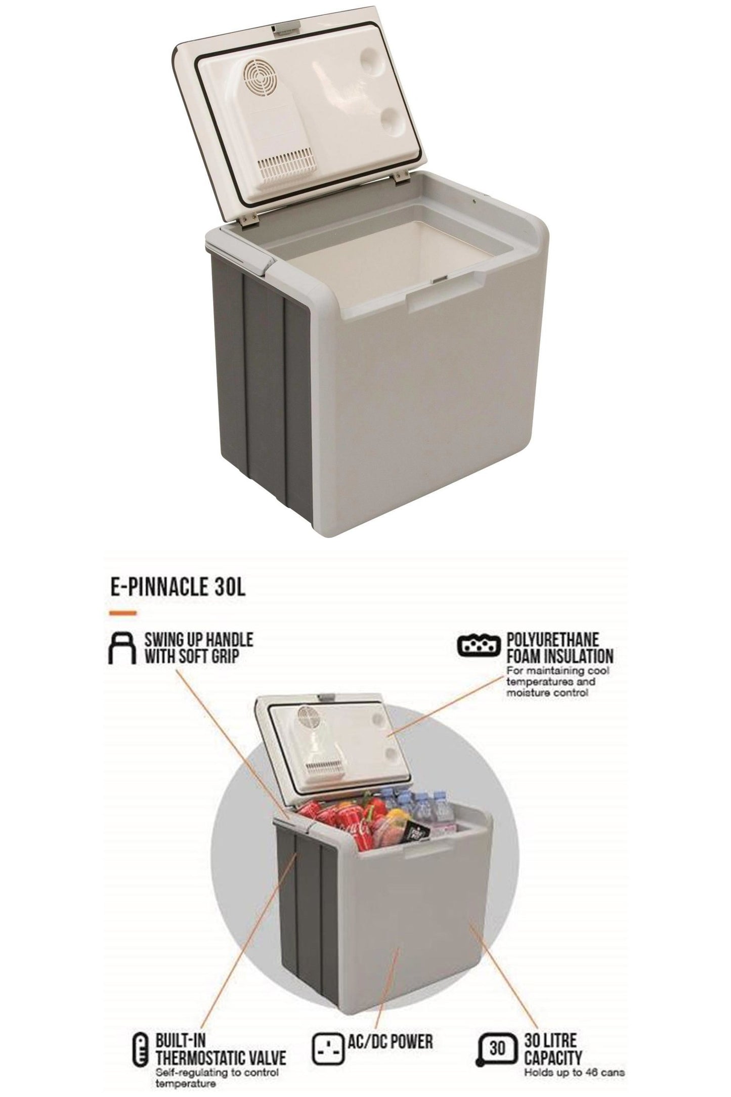 Vango M7BB0A E-Pinnacle 30L 12V/240V Coolbox