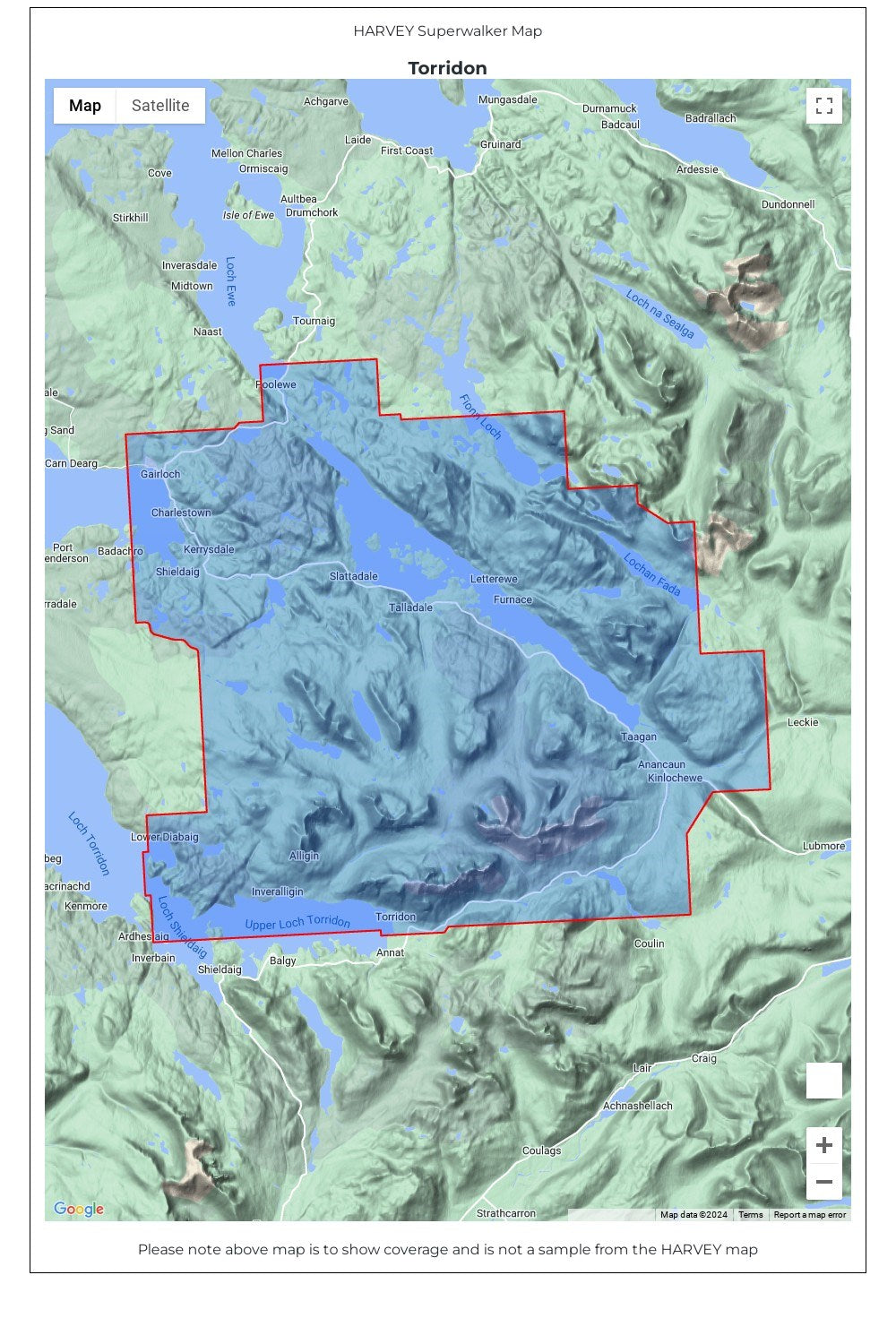 MB7F1C Torridon Superwalker Map