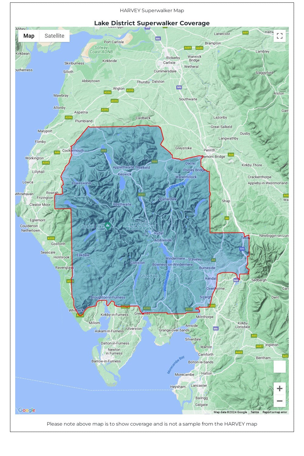 MC1149 Lake District Superwalker Map Set