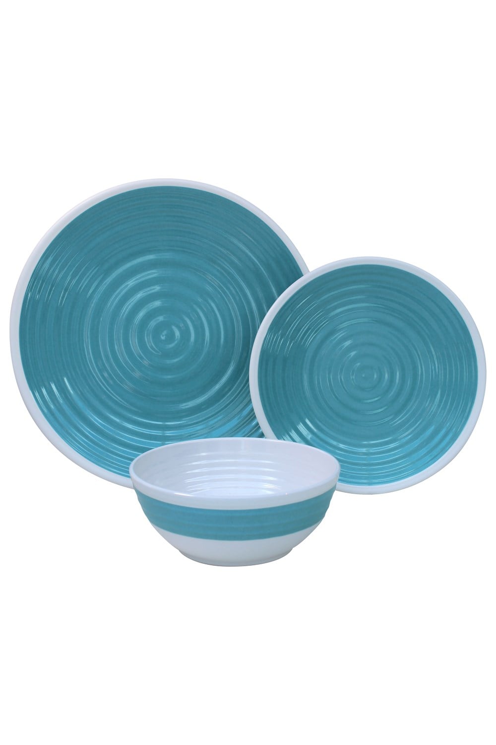 Premium 12pc Melamine Plate & Bowl Set