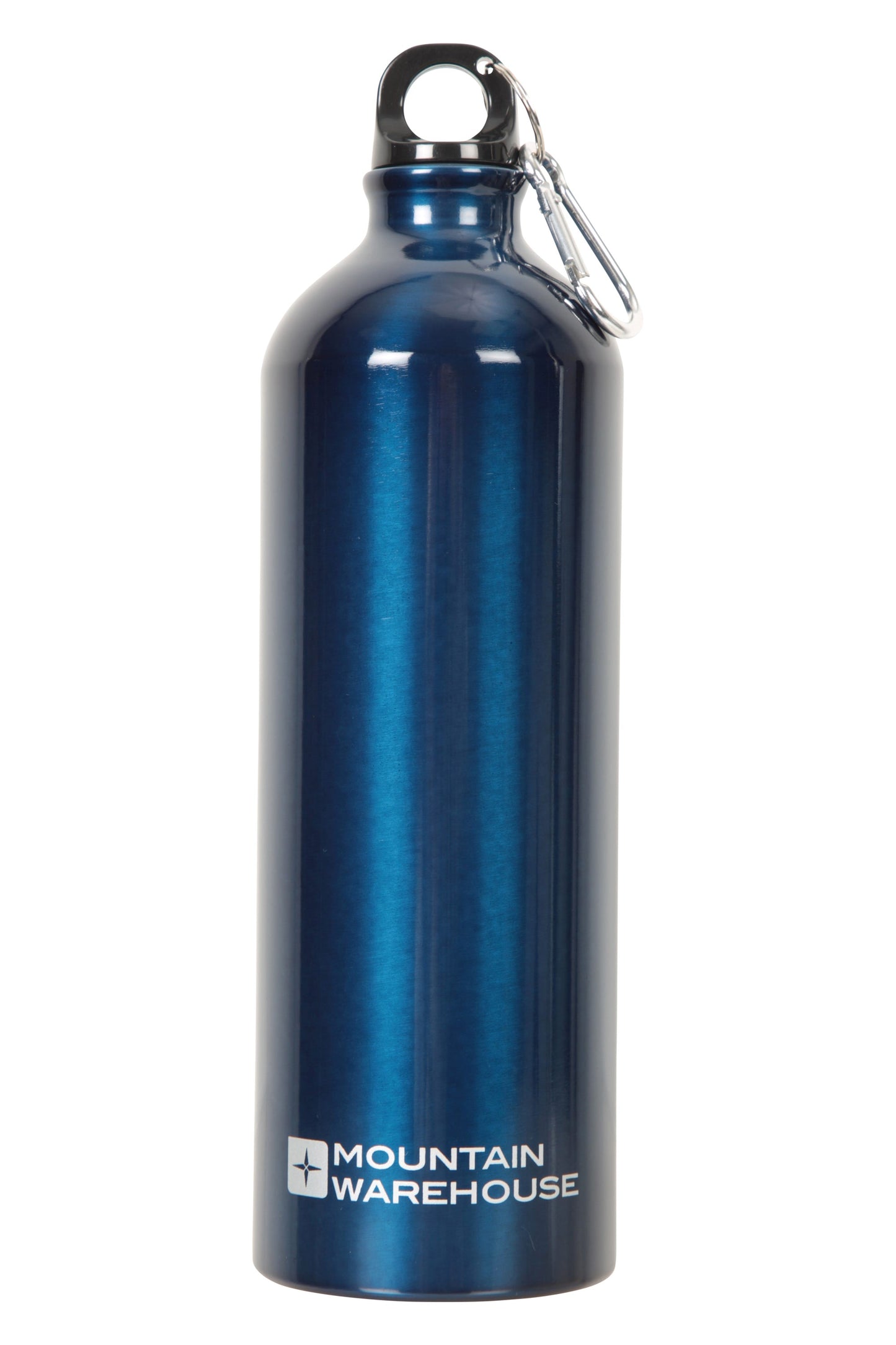 Mountain Warehouse 1L Metallic Water Bottle With Karabiner