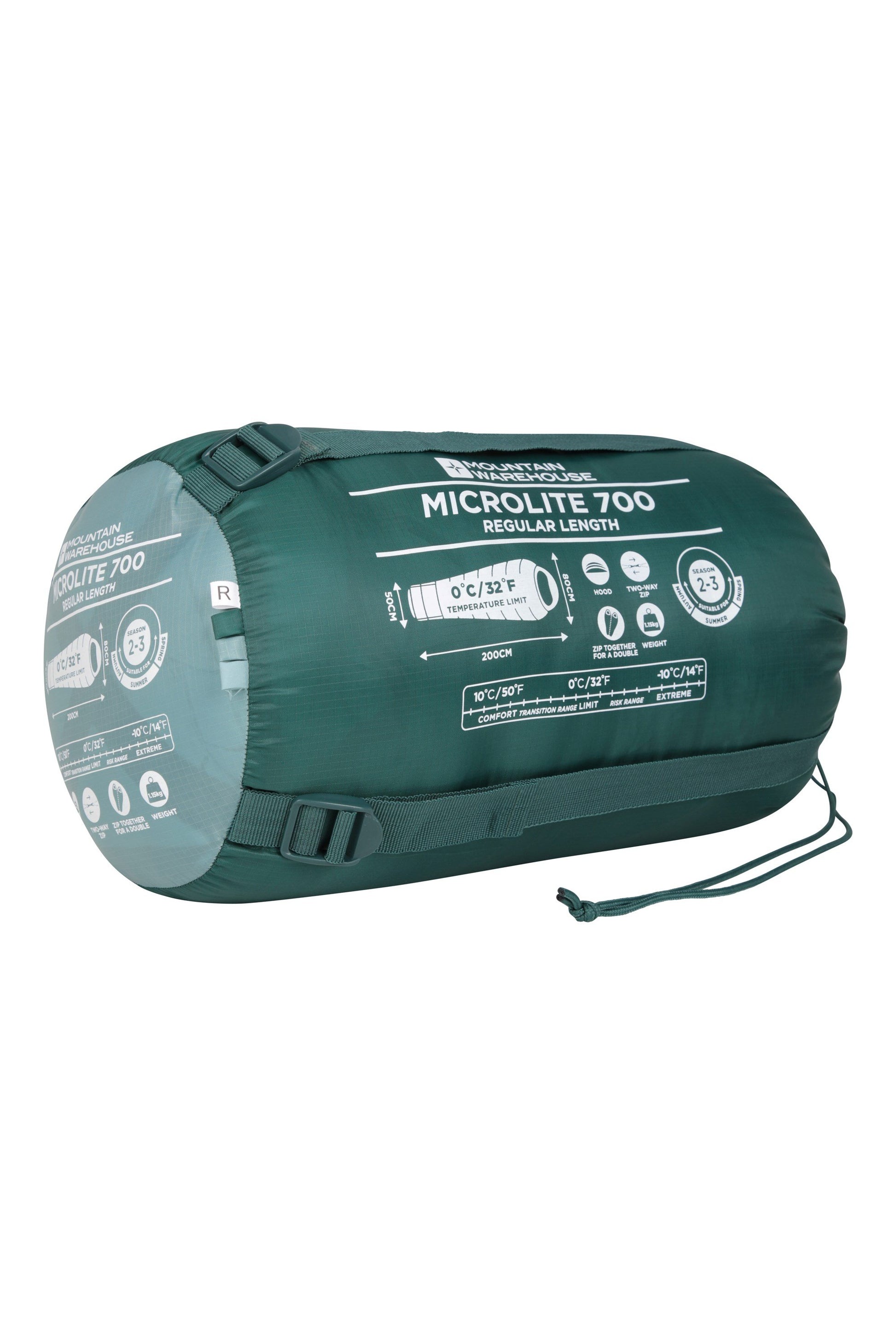 Mountain Warehouse 021772 MICROLITE 700 SLEEPING BAG