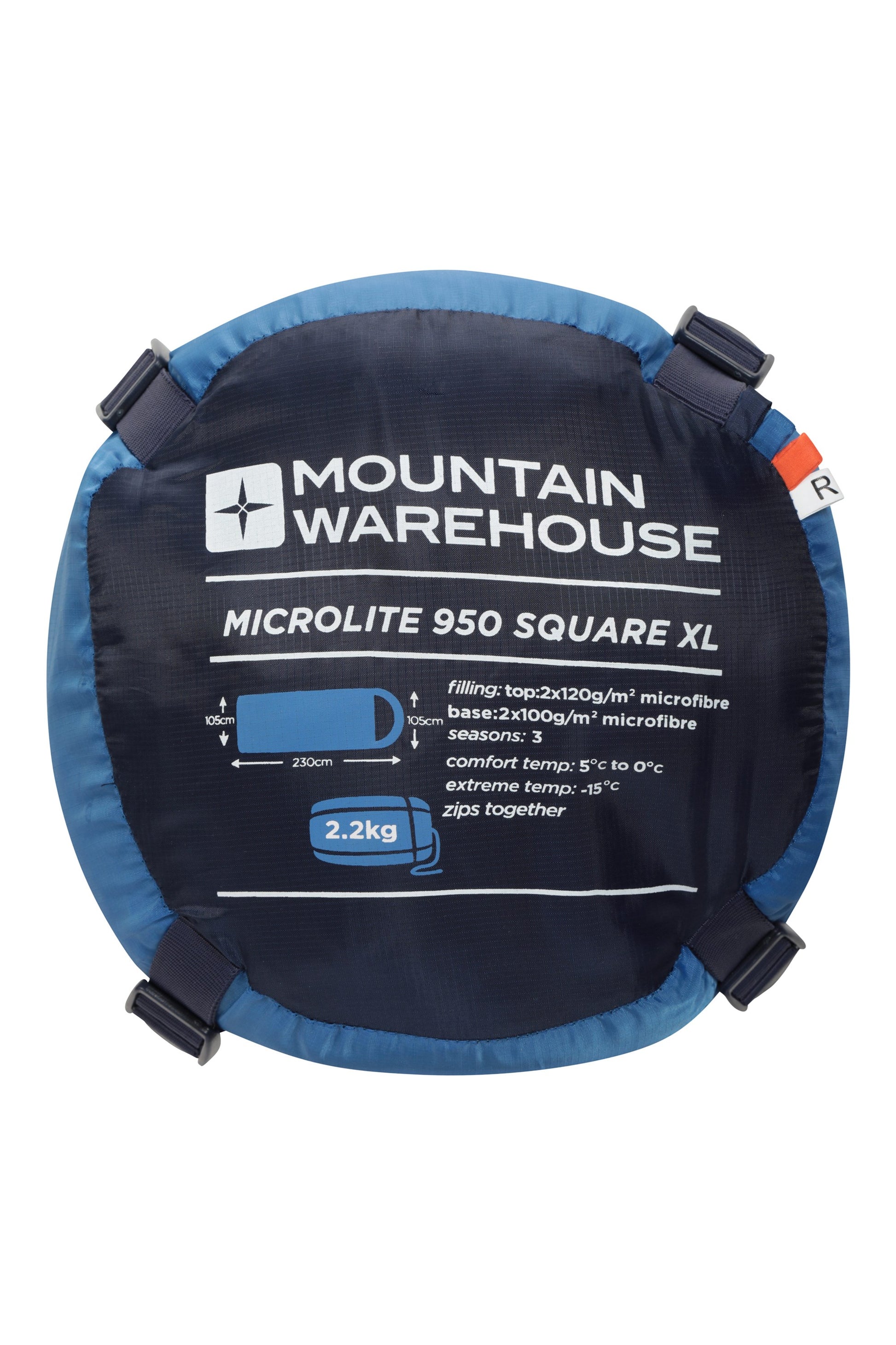 Mountain Warehouse Microlite 950 Square XL Winter Sleeping Bag