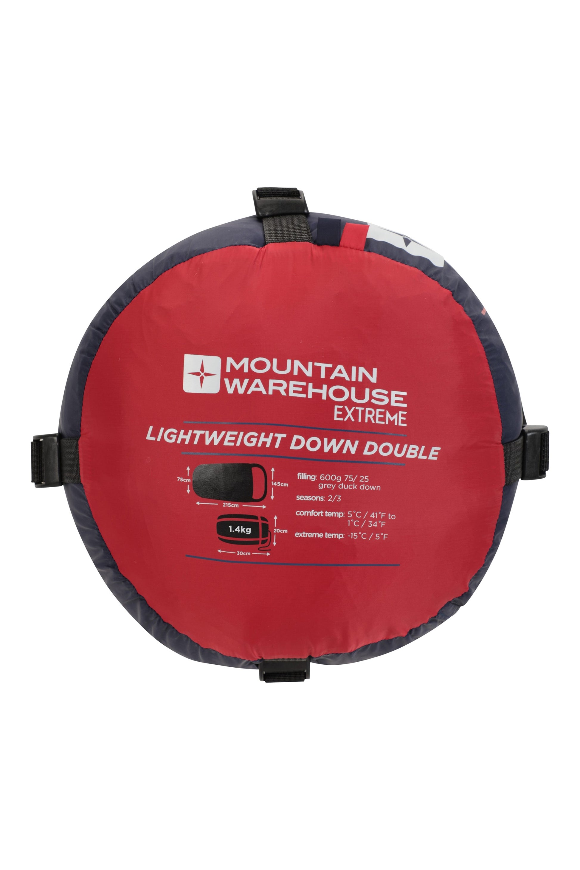 Mountain Warehouse Lightweight Down Double Summer Sleeping Bag