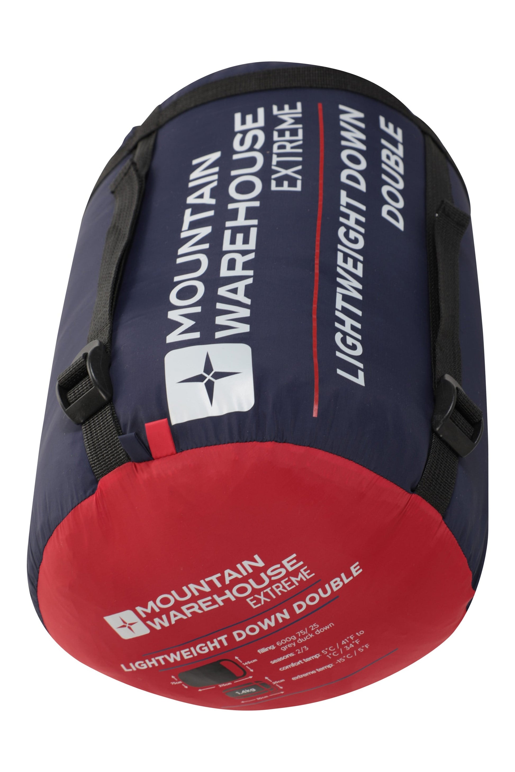Mountain Warehouse Lightweight Down Double Summer Sleeping Bag