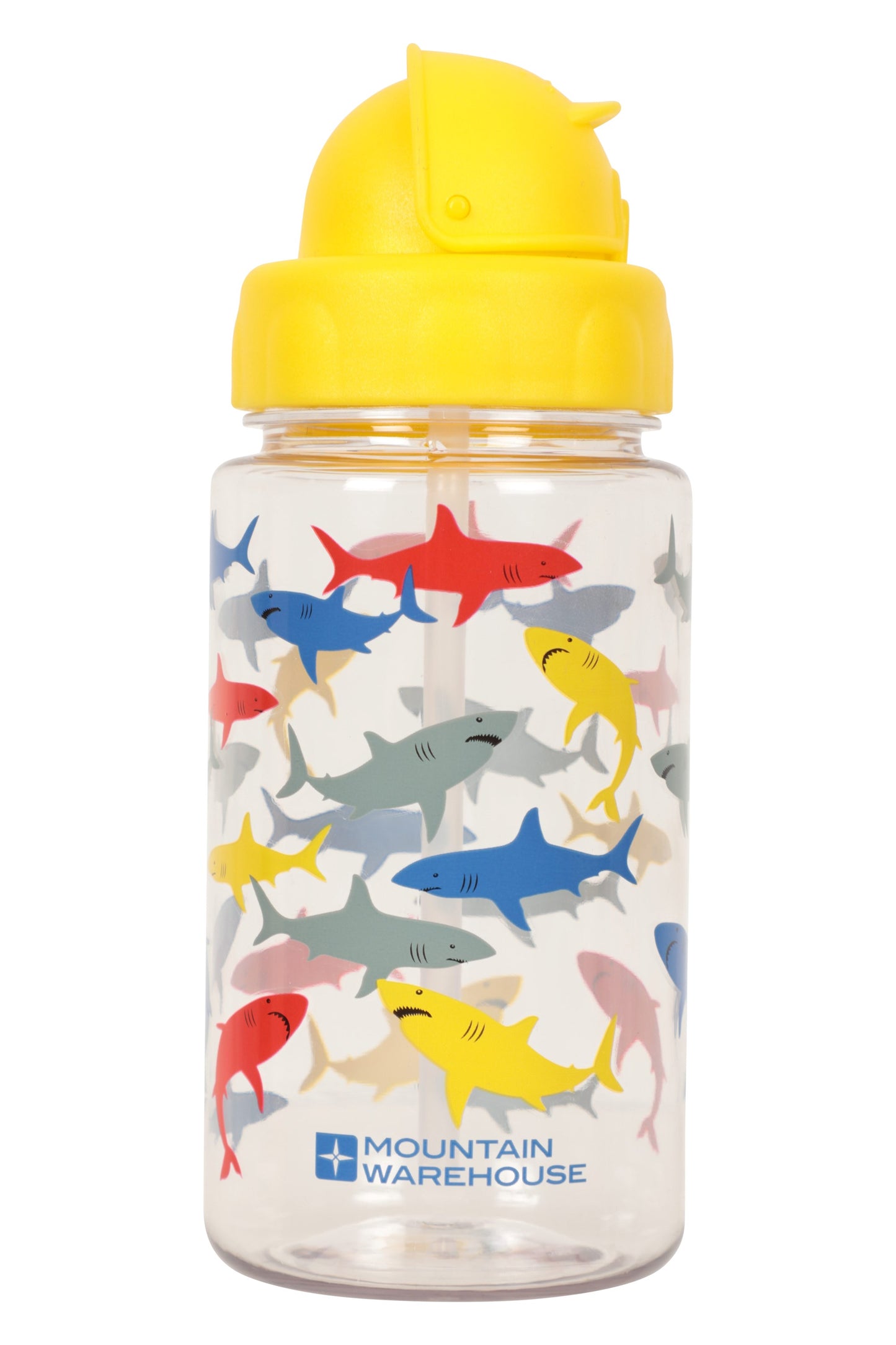 Mountain Warehouse BPA-Free Shark Print Kids Water Bottle - 450ml