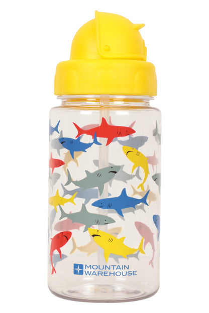 Mountain Warehouse BPA-Free Shark Print Kids Water Bottle - 450ml