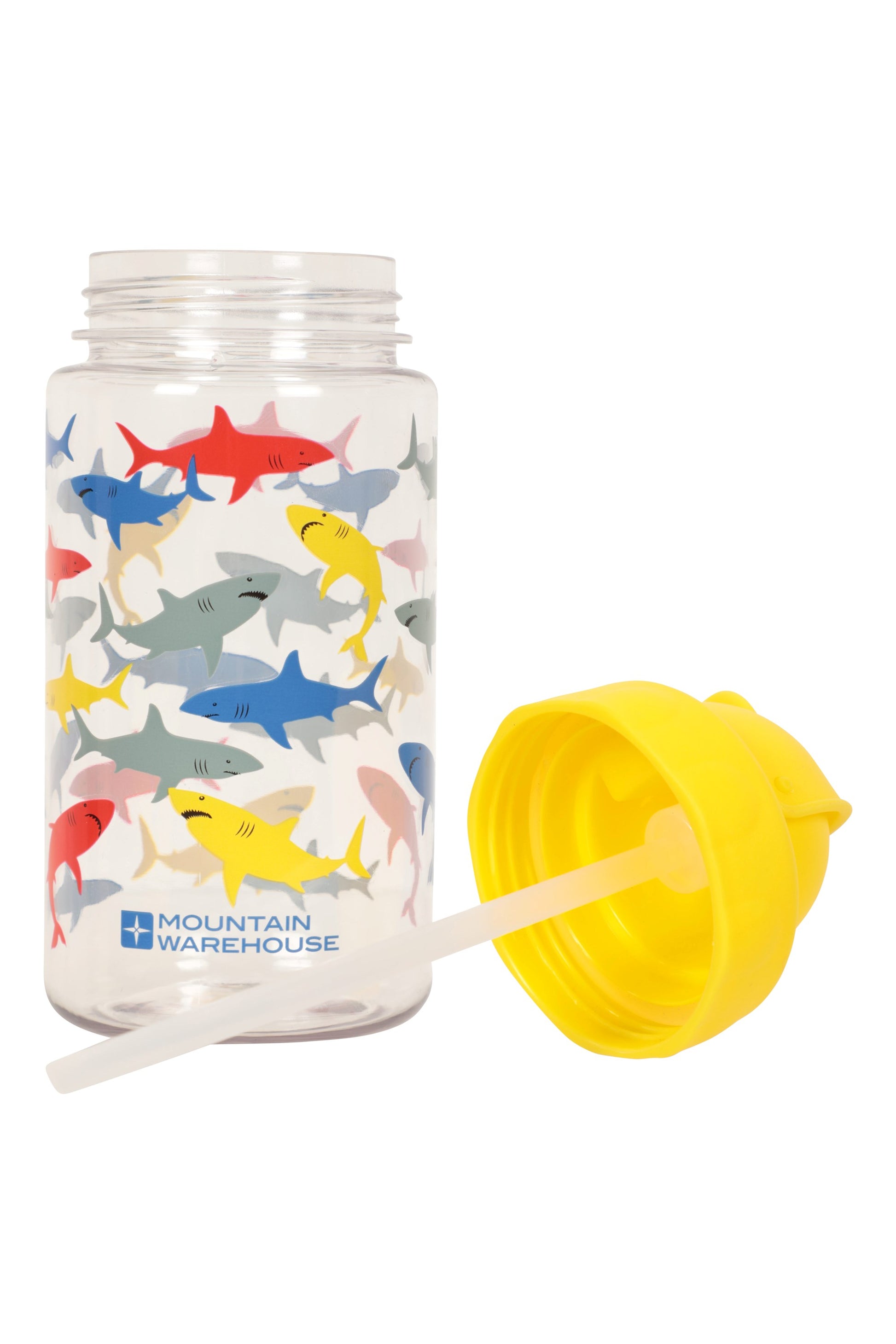 Mountain Warehouse BPA-Free Shark Print Kids Water Bottle - 450ml