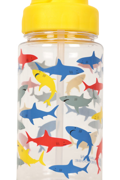 Mountain Warehouse BPA-Free Shark Print Kids Water Bottle - 450ml
