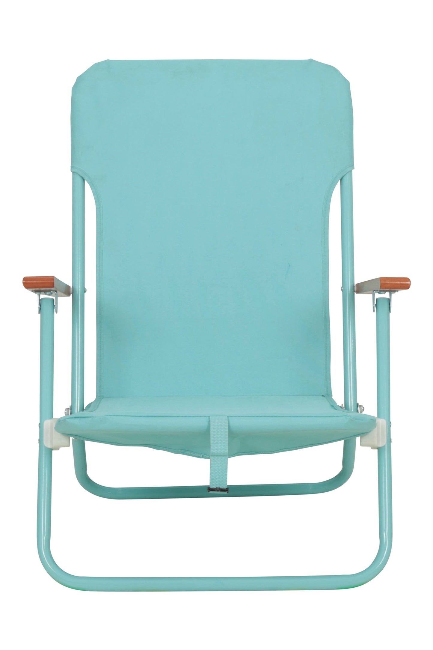 Mountain Warehouse Low Folding Chair With Wooden Armrest