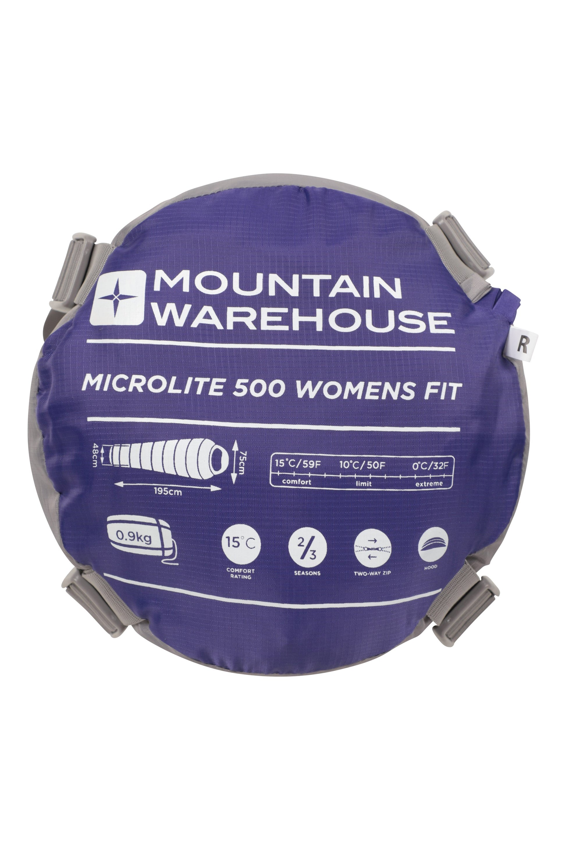 Mountain Warehouse Microlite 500 Womens Fit Sleeping Bag