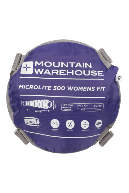 Mountain Warehouse Microlite 500 Womens Fit Sleeping Bag