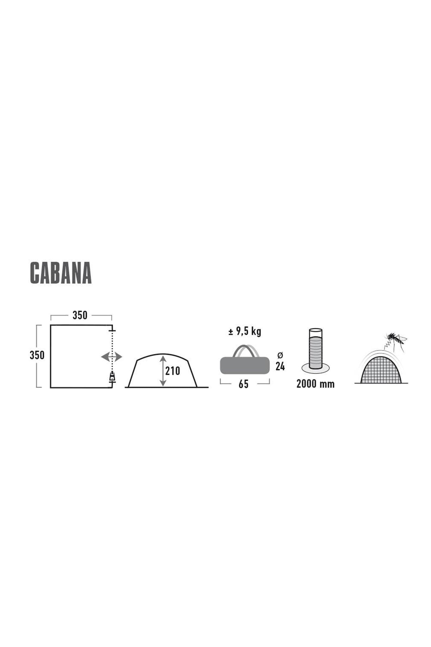  High Peak Outdoor Cabana