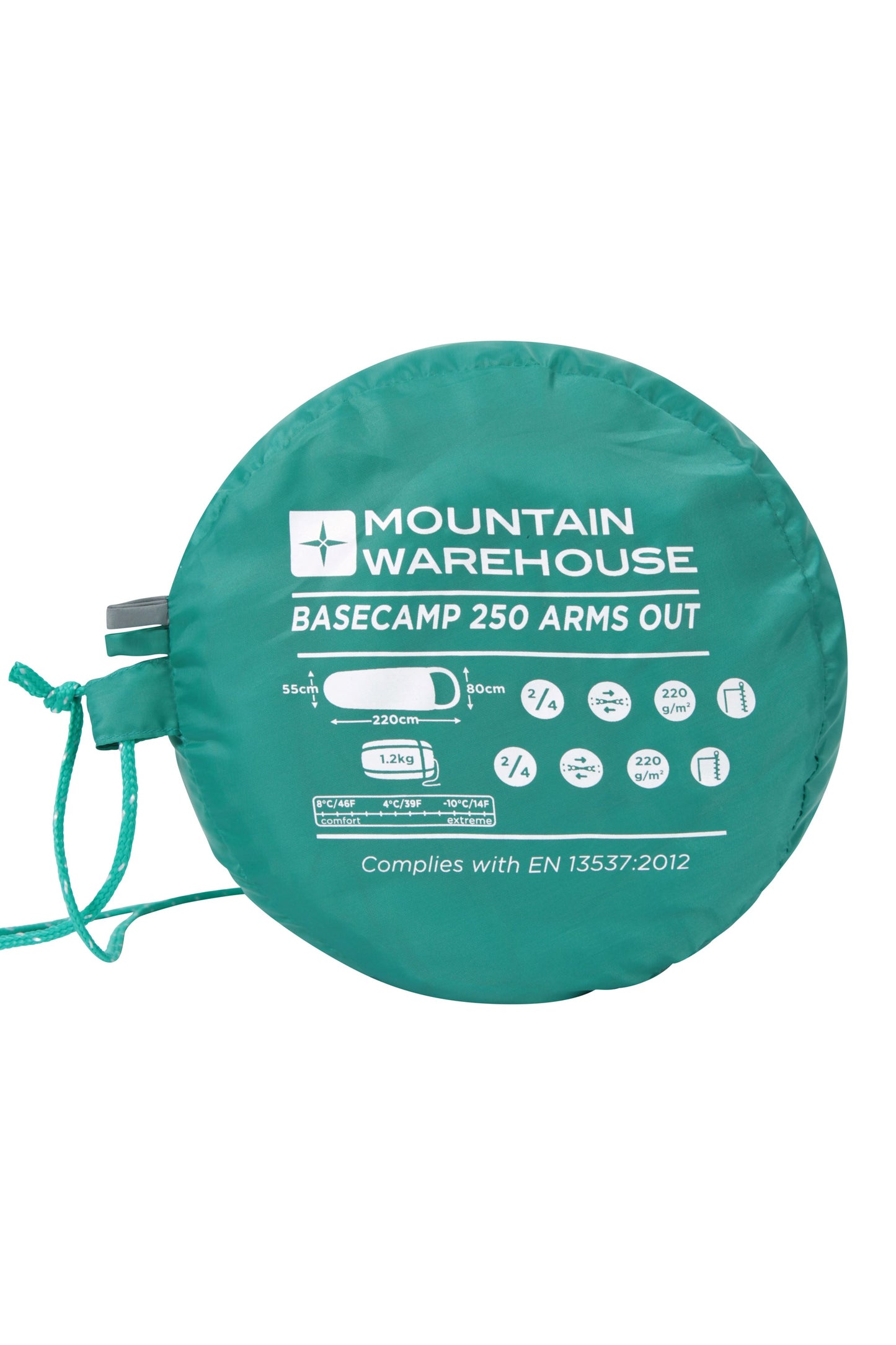 Mountain Warehouse Basecamp 250 Arms Out Sleeping Bag