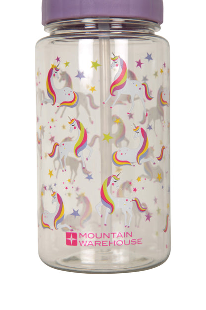 Mountain Warehouse BPA Free Unicorn Print Water Bottle - 450ML