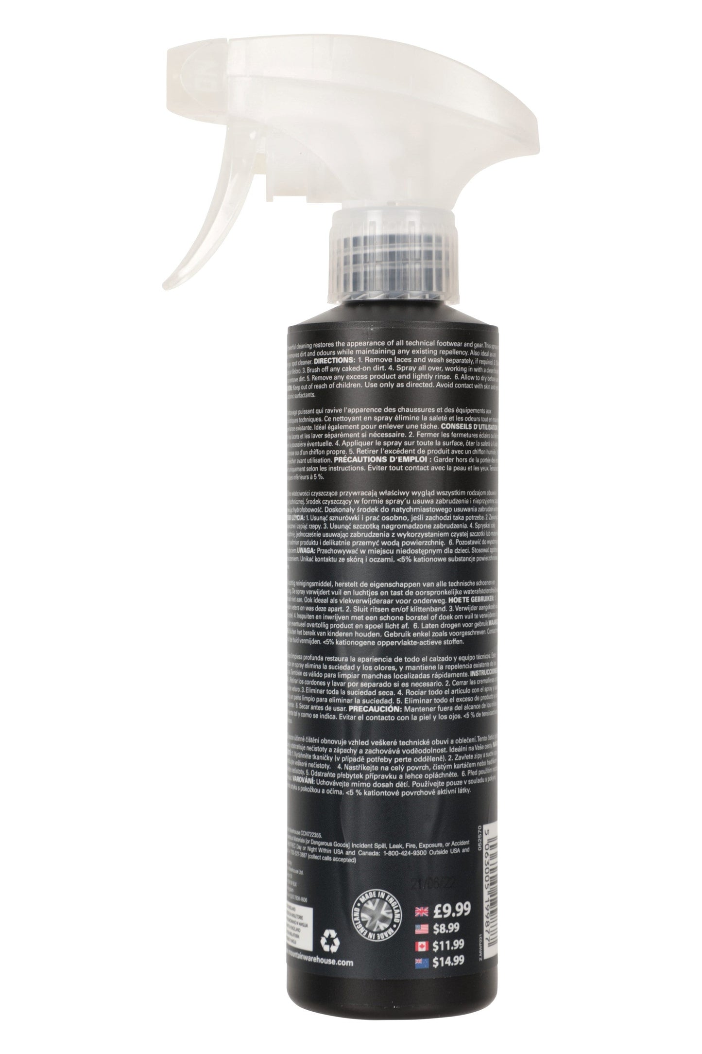 Grangers Footwear And Gear Cleaner