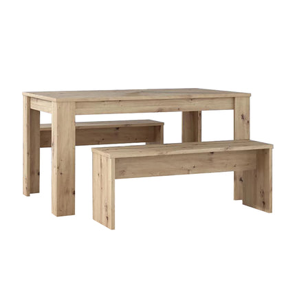 Artisan Oak Table (H)74.7cm (W)90cm
