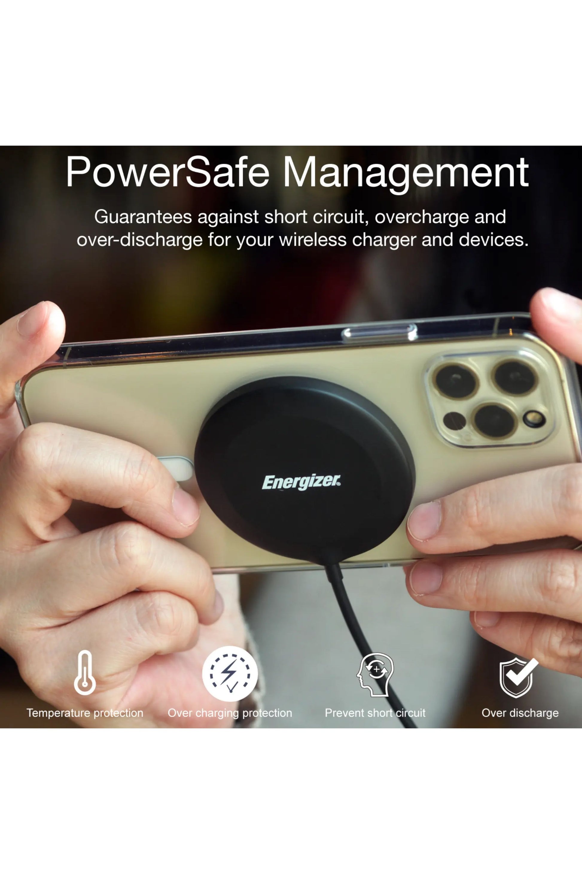 Energizer 15W Magnetic QI Wireless Charger