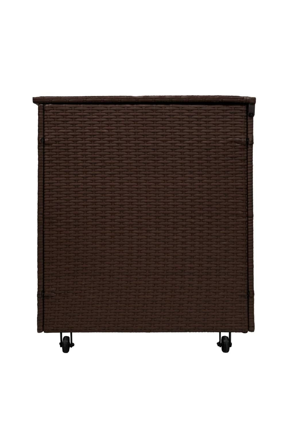  M02B65 Rattan Corner Set & Cushion Storage Box