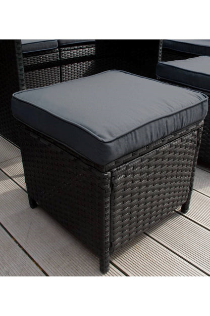  M02B65 Rattan Corner Set & Cushion Storage Box