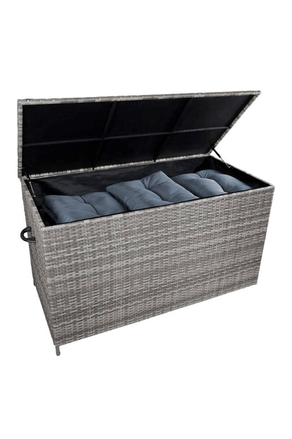  M02B65 Rattan Corner Set & Cushion Storage Box