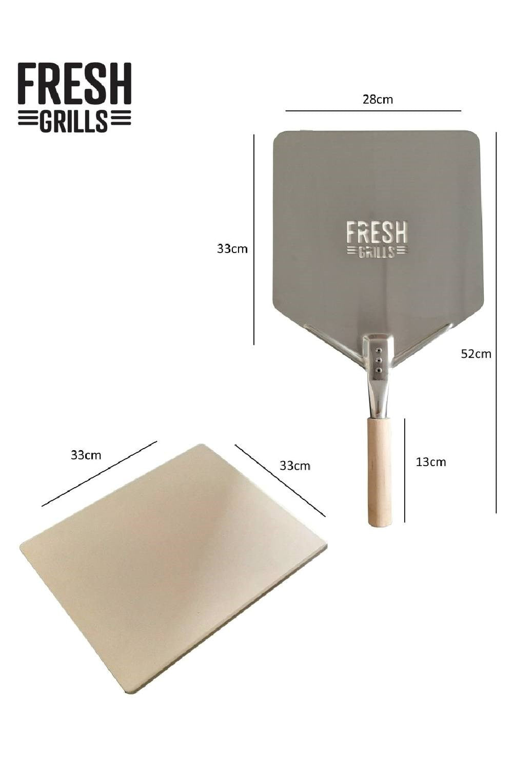  M03C36 Pizza Peel And Stone Set Default Title