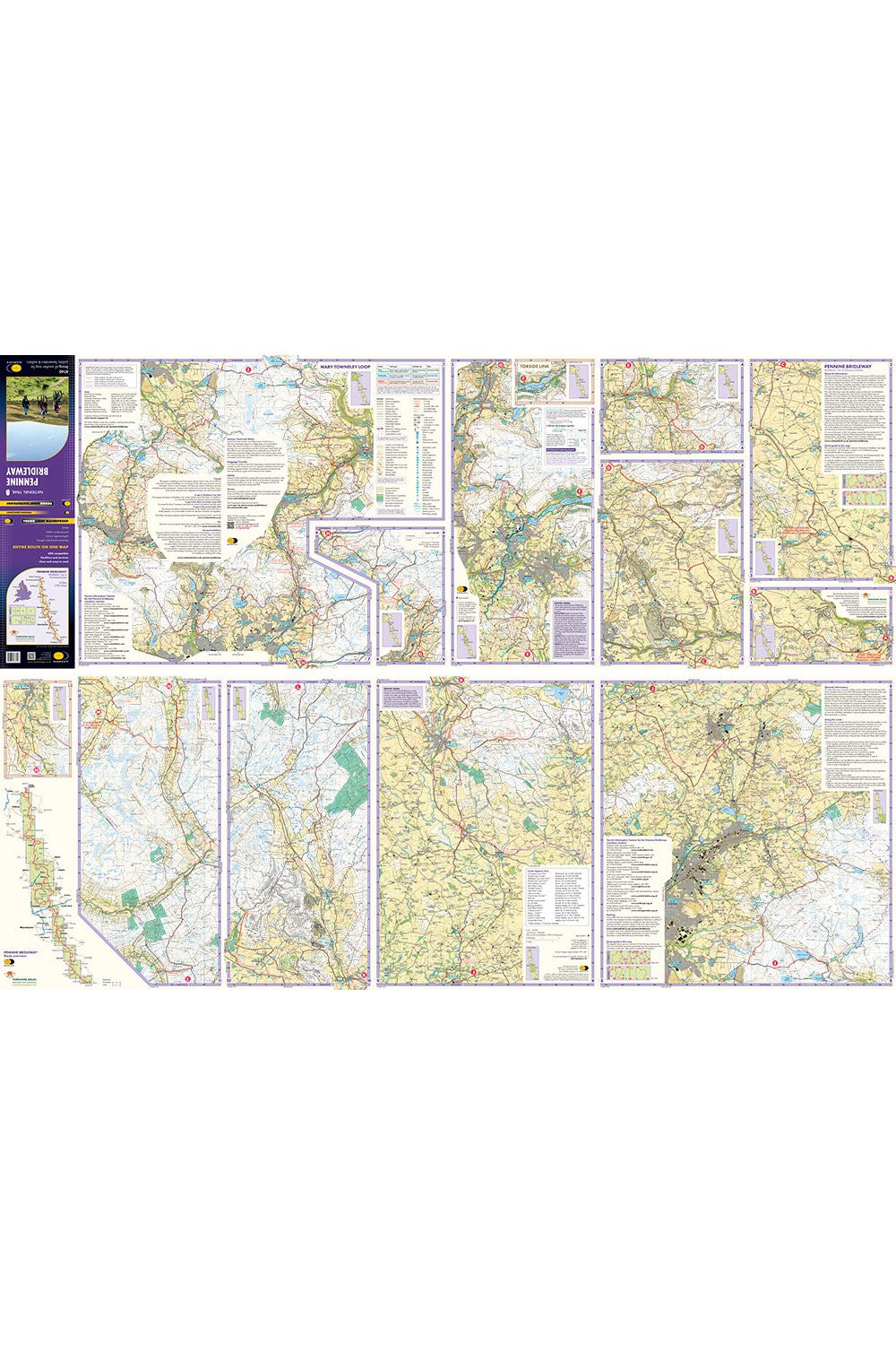  M07543 Pennine Bridleway Trail Map
