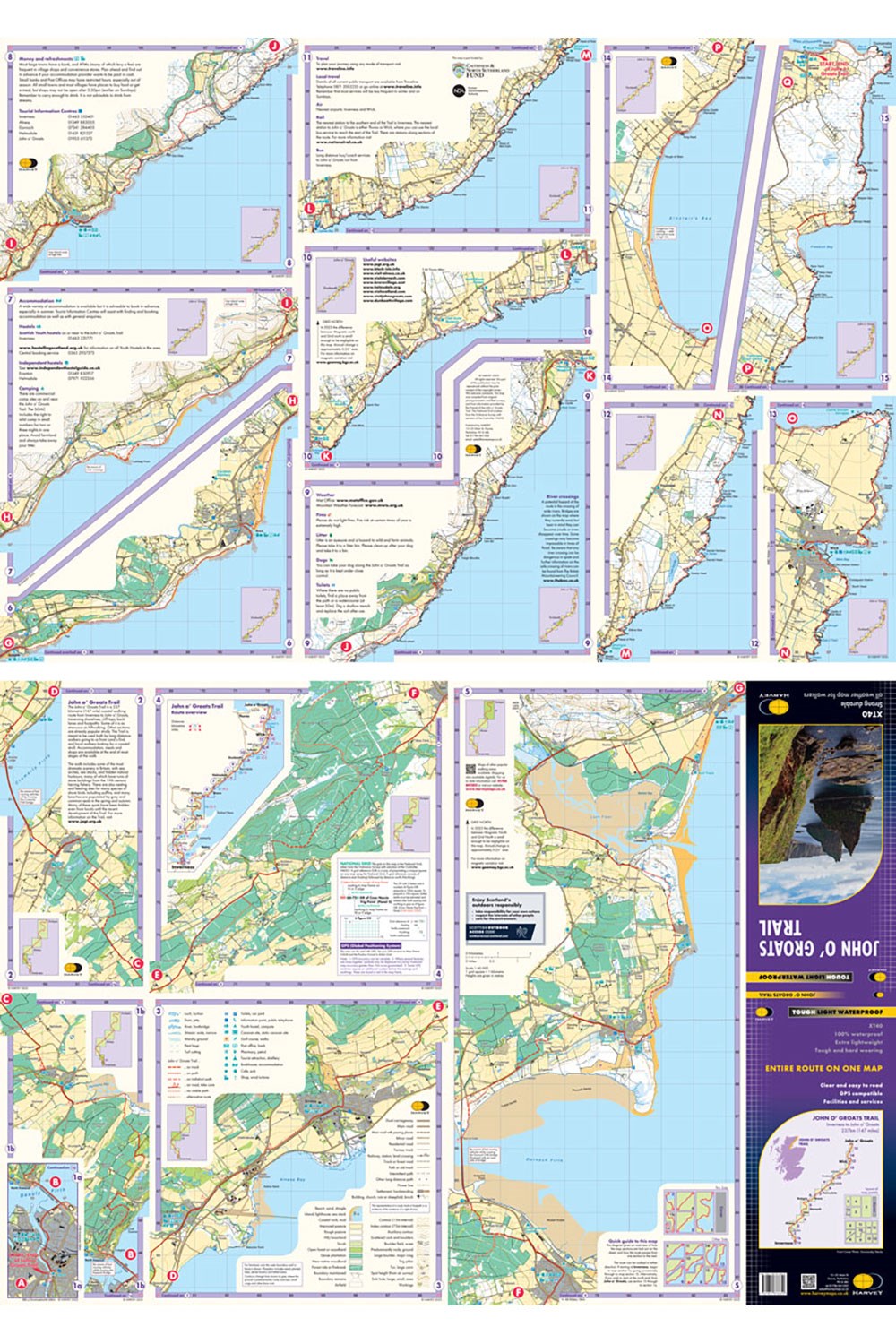  M0980C John O' Groats Trail Trail Map