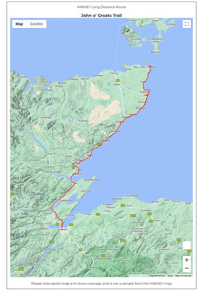  M0980C John O' Groats Trail Trail Map