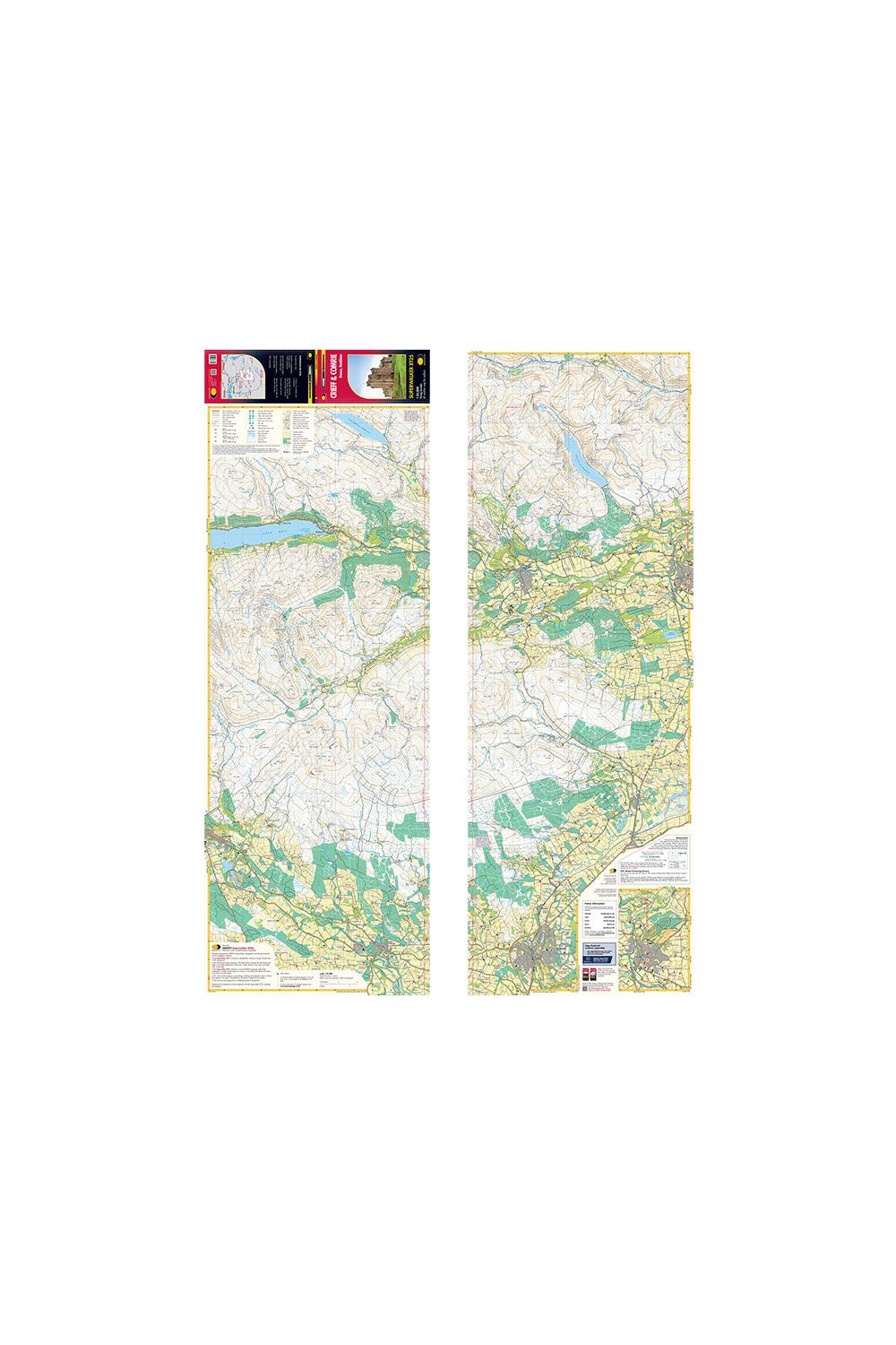  M0B065 Crieff & Comrie, Doune, Dunblane Superwalker Map
