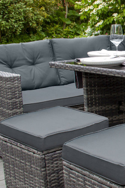  M0B9B4 Rattan Corner Set