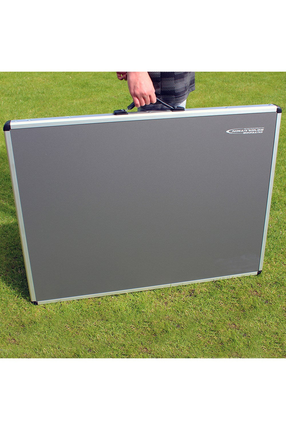  M10E43 Alu Top Camping Table With Folding Side Tables