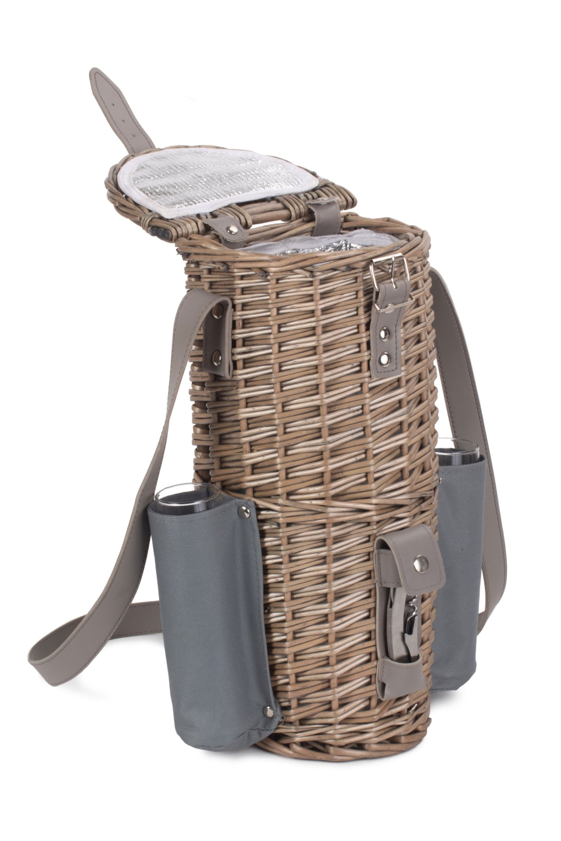  M12772 Single Bottle 2 Champagne Glass Carrier