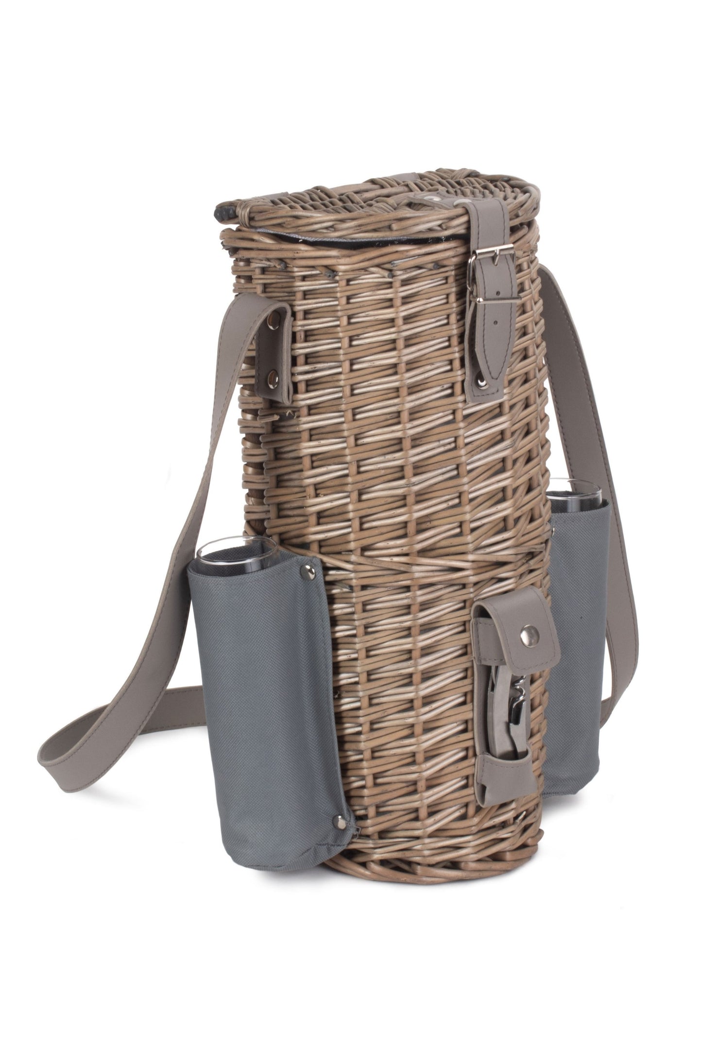  M12772 Single Bottle 2 Champagne Glass Carrier