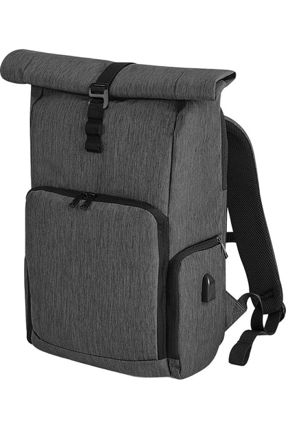  M128E6 Q-tech Charge Unisex 22 Ltr Roll Up Backpack