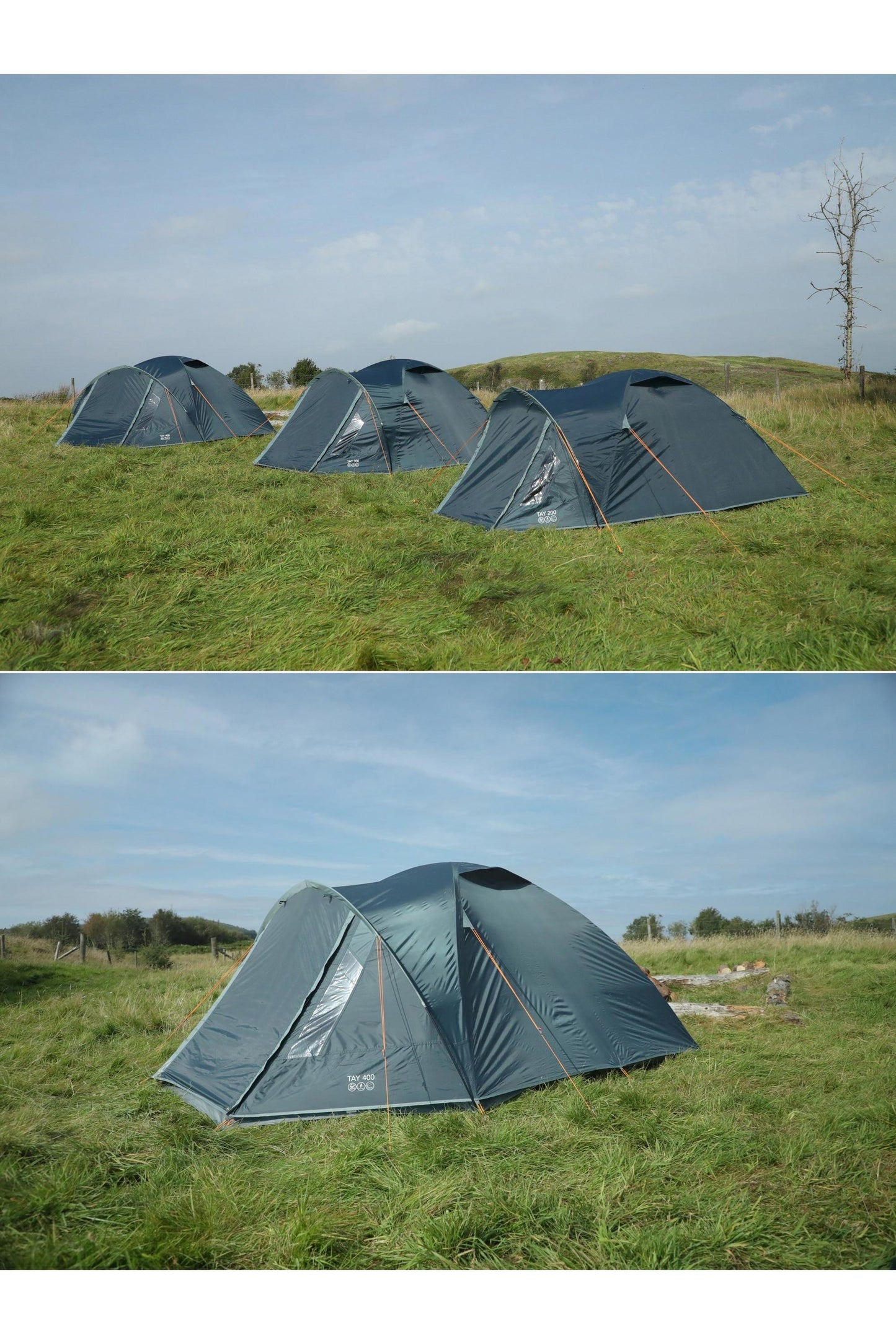 Vango M1332F Tay 400 Poled Tent (4 Person)