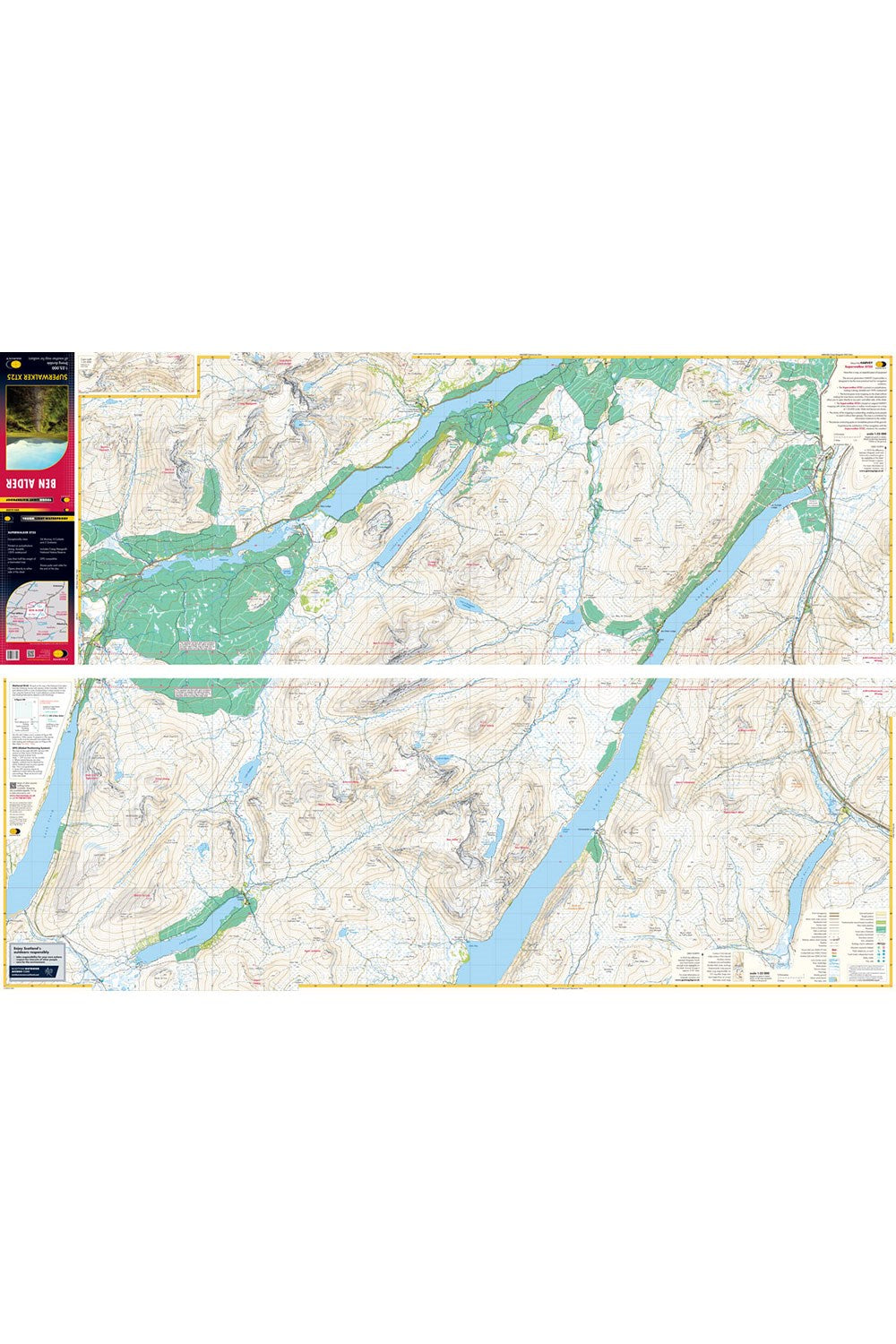  M14310 Ben Alder Superwalker Map