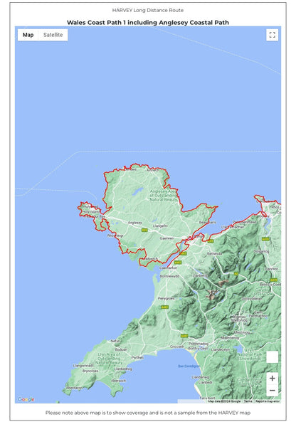  M15E3B Wales Coast Path 1 Trail Map