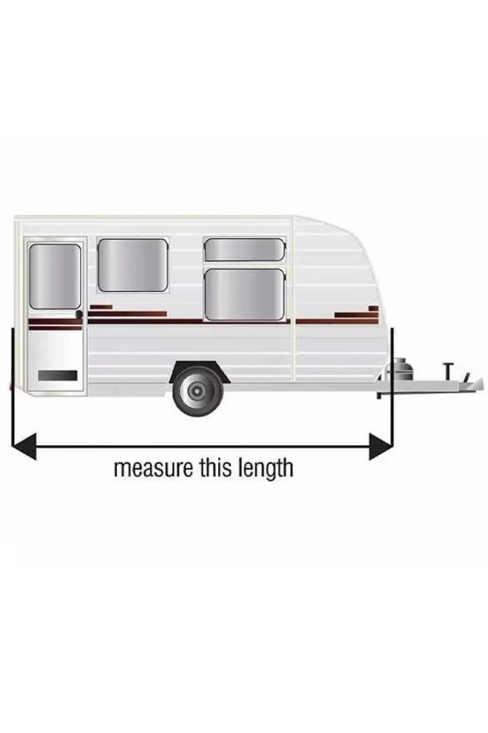  M17E06 Caravan Cover 19ft 5 - 5.6m
