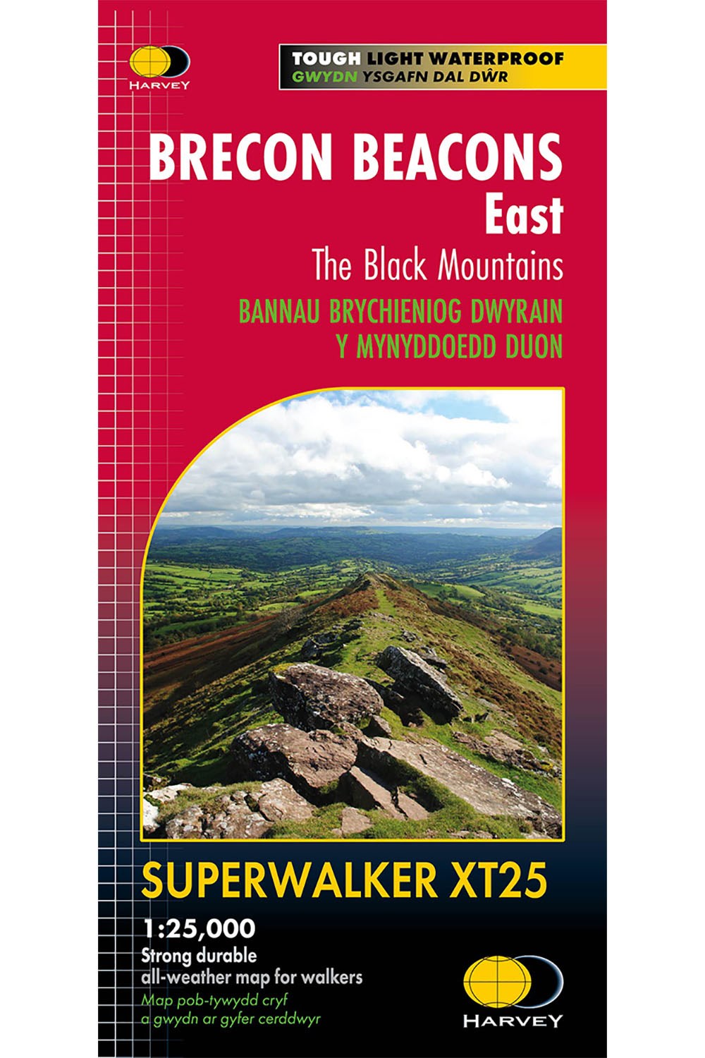  M187E4 Brecon Beacons East Superwalker Map