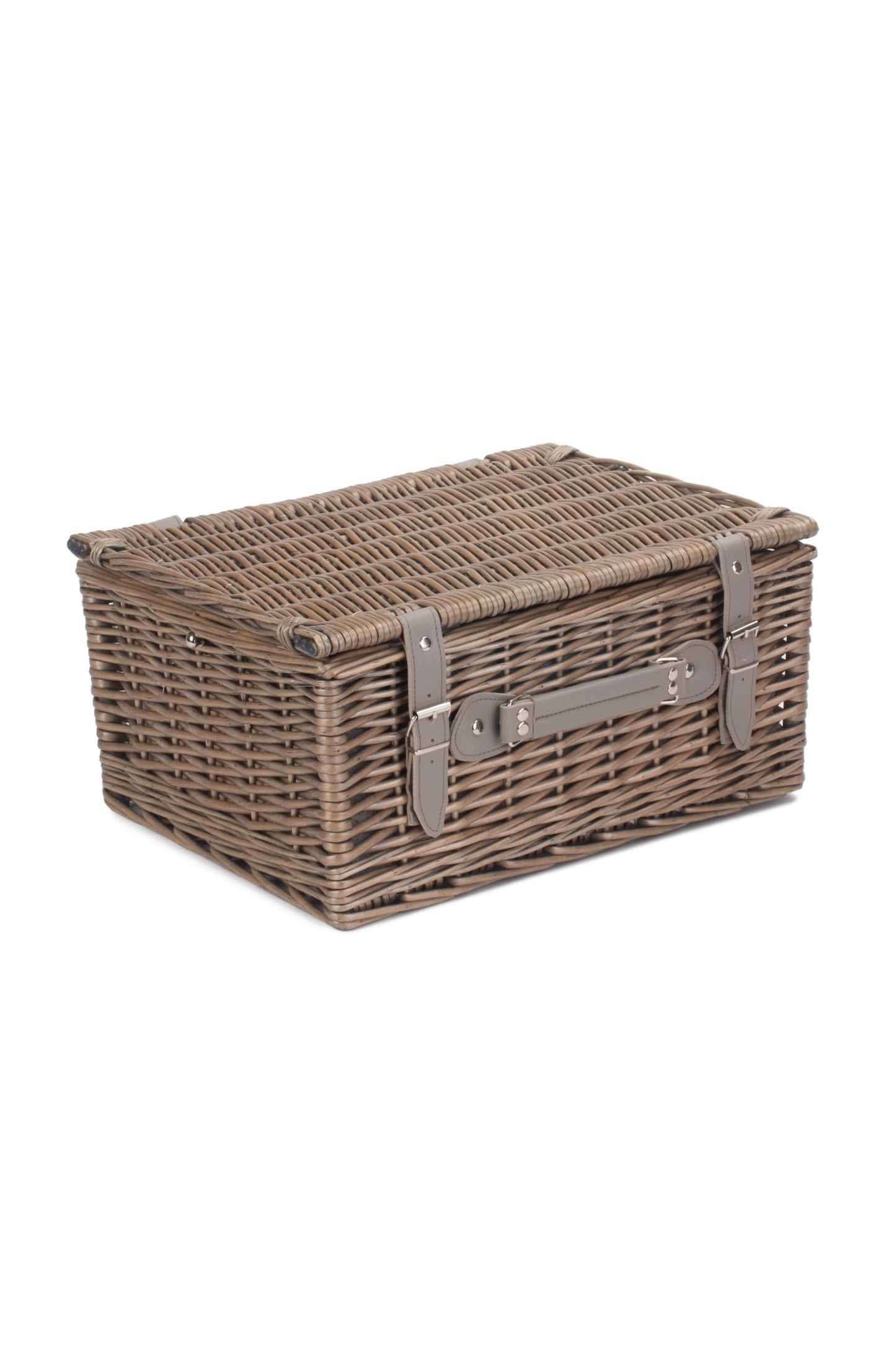  M1DCC9 2 Person Grey Tweed Fitted Picnic Basket