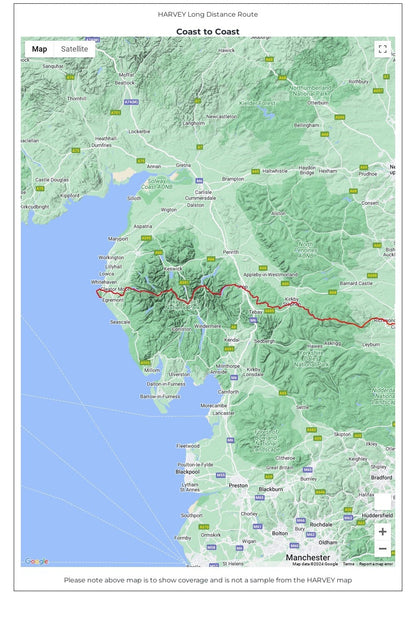  M1DD7F Coast To Coast Trail Map